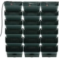 thumbnail image 5 of Self Watering Wall Planter with 18 Pots, Wall Planters for Indoor Plants, Vertical Garden Planter, Wall Mounted Plastic Plant Grow Pots for Fruits Vegetables Flowers Herbs (Green), 5 of 18