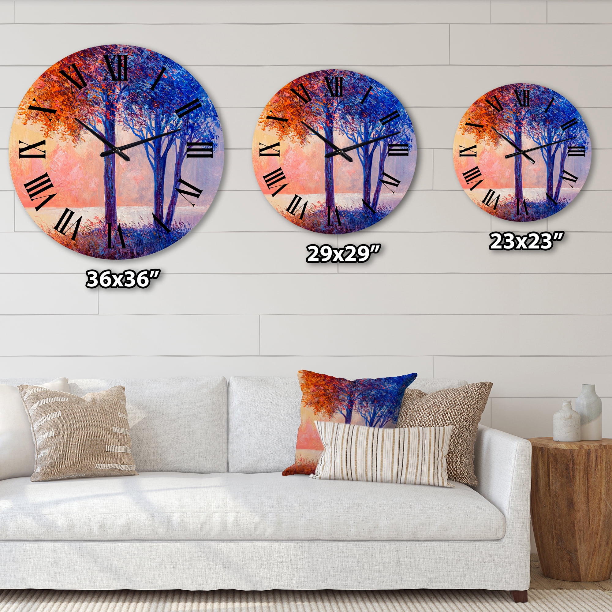Designart 1 in Quartz Wall Clock