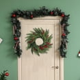 thumbnail image 6 of FVDPWYE Christmas Door Wreath Hanging Red Berry for Outdoor Indoor Front Door Garden Green, 6 of 9
