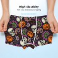 thumbnail image 3 of Yiaed Halloween With Skull Print Boys' Boxer Briefs Cotton Casual Stretch Comfort Boys Boxers - Kids Boxer Briefs Underwear for Boys (6-18)-XX-Small, 3 of 5