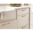thumbnail image 3 of Amerock Monument 3-3/4 inch Center-to-Center Champagne Bronze Cabinet Pull, 10 Pack, 3 of 6