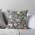 thumbnail image 6 of Ryan; Birds and Floral Leaves 45x45cm Pillow Cover – Nature-Inspired Decorative Cushion Case for Spring Home Decor, 6 of 7