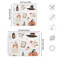 thumbnail image 4 of Yayeee Dish Drying Mat for Kitchen Counter 16"x18" Microfiber Absorbent Pad, White Halloween Ghosts, 4 of 7