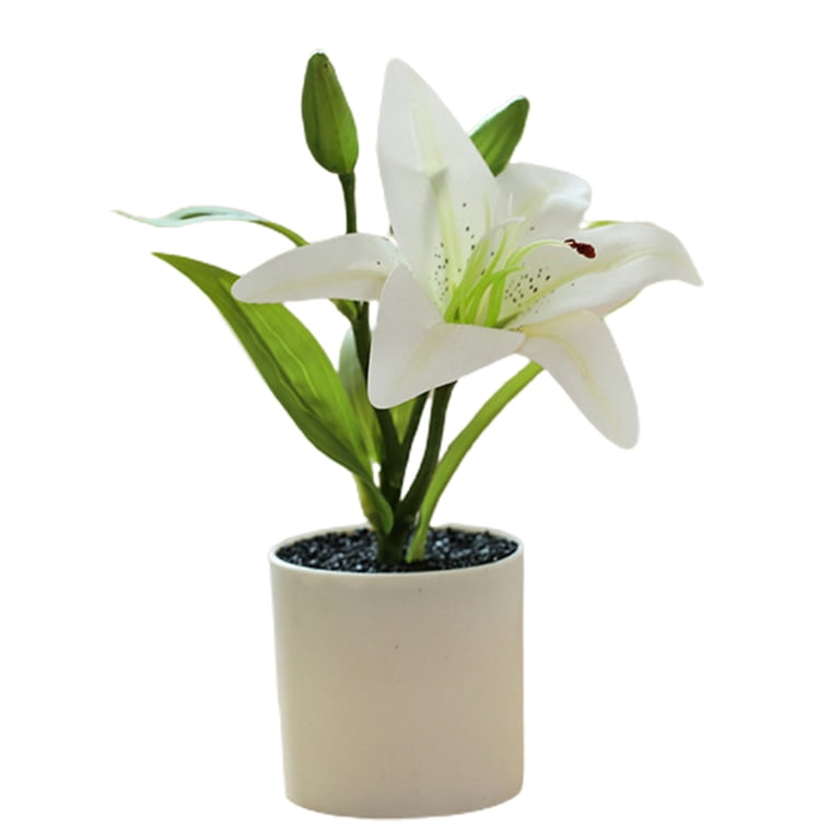 Barnyard Designs Large Artificial Peace Lily, Fake House Plant in