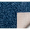 thumbnail image 5 of Well Woven Madison Shag Solid Area Rugs, Indigo, 5 of 7