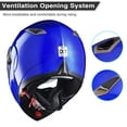 thumbnail image 6 of AHR Motorcycle Helmet Dual Visor Modular Flip up Full Face Helmet DOT Approved RUN-M for Adult Motorbike Street Bike Moped Racing, 6 of 9