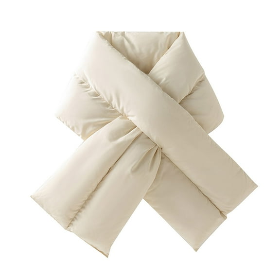 HNMKIU Scarf Spotlight Winter Solid Neck Windproof Warm Accessories for Men and Women Beige,One Size