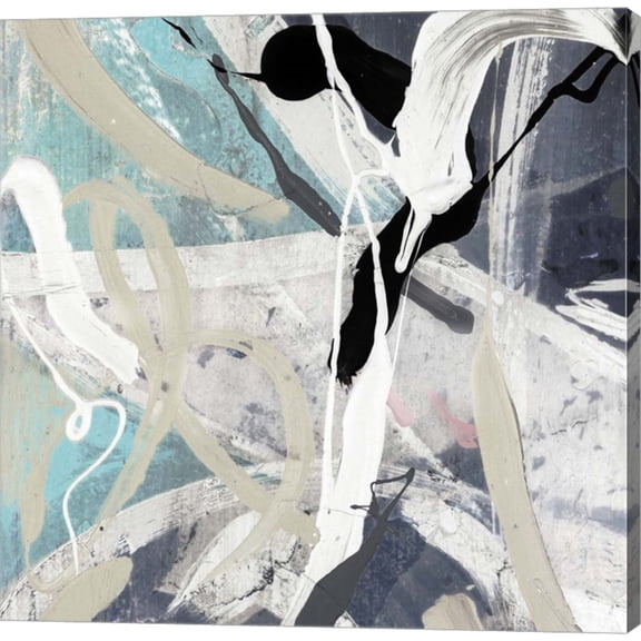 Great Art Now Tangled IV Teal by Posters International Studio Canvas Wall Art