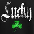 thumbnail image 3 of CafePress - Lucky Shamrock Women's Dark Pajamas - Women's Short Sleeve Print T-Shirt and Pants Dark Cotton Pajama Set, 3 of 7