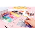 thumbnail image 3 of Resin Jelly Rhinestones Bedazzling Kit – 30000 Pcs 3mm Flatback Gems for Crafting, with 3 B7000 Glue Tubes for Clothing, Shoes, Nail Art, Diamond Art & DIY Projects(28 colors), 3 of 6