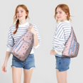 thumbnail image 4 of Foodie Sling Backpack – Delicious Dessert & Candy Pattern Shoulder Bag, Fashionable Lightweight Daypack for Work & School, 4 of 4