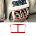 thumbnail image 1 of Real Bright Soft Car Interior Carbon Fiber Sticker DecorationFor Mercedes-Benz R320/350 Red Carbon Fiber Rear Center Air Vent CoverAuto Car Protection Interior Accessories, 1 of 8