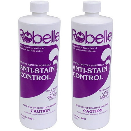 Robelle Winter Pool Closing Anti-Stain Control for Swimming Pools, 1 qt