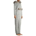 thumbnail image 2 of Secret Treasures Women's and Women's Plus Faux Fur Trimmed Union Suit, 2 of 6