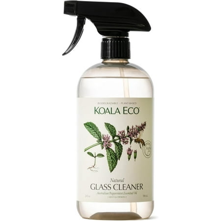 Koala Eco Glass Cleaner, Peppermint, 16.9 fl oz, Pack of 6