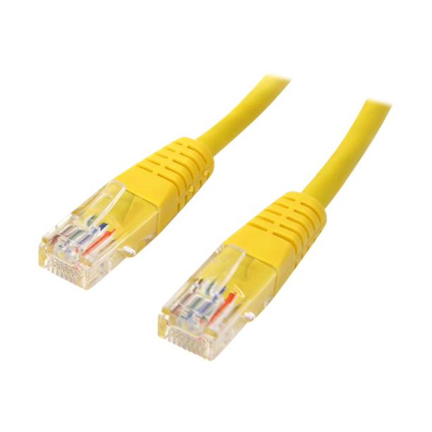Cat5e Cable 2 ft Yellow Patch Cable
