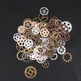 thumbnail image 3 of Engranajes mecánicos Steampunk de aleación mixta de 9 colores, accesorios de joyería de aleación hechos a mano, ruedas de metal para hacer pulseras y collares., 3 of 7