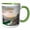 Green/White, variant on 3drose, Texas, Big Bend National Park. Rio Grande River - Us44 Lno0075 - Luc Novovitch, 11oz Mug