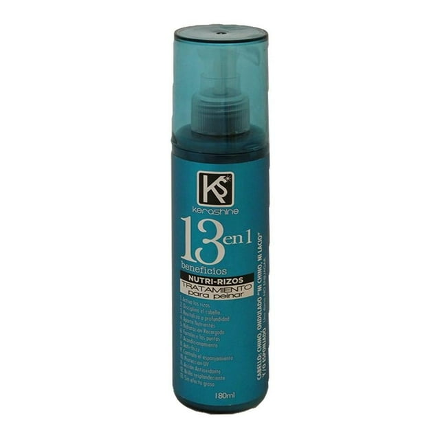 Tratamiento capilar Kerashine para peinar 13 en 1 nutri rizos 180 ml