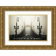 thumbnail image 1 of Arminmarten 32x23 Gold Ornate Wood Framed with Double Matting Museum Art Print Titled - The Bridge, 1 of 4