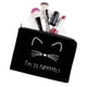 thumbnail image 5 of Bolsa cosmética impresa bolsa de almacenamiento multiusos con decoraciones, bolsa de belleza organizadora con compartimentos, diseño minimalista, bolsillo exterior, resistente, tejido de, 5 of 9