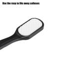 thumbnail image 3 of Unique Bargains 1 Pc Dual Sided Foot File Coarse and Fine Pedicure Removes Dead Skin Black, 3 of 7