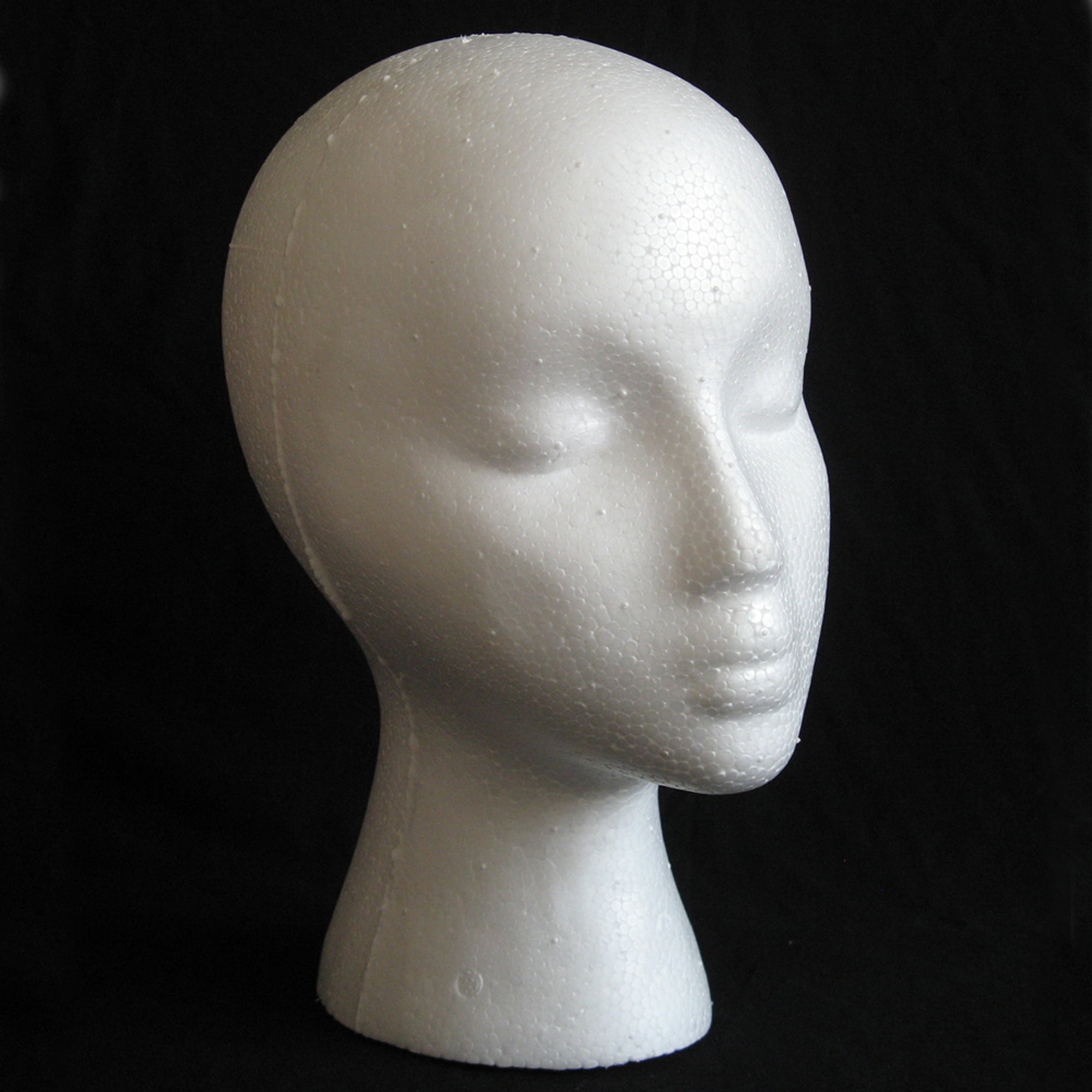 12 Inch Female Polystyrene Mannequin Mannequin Head with 