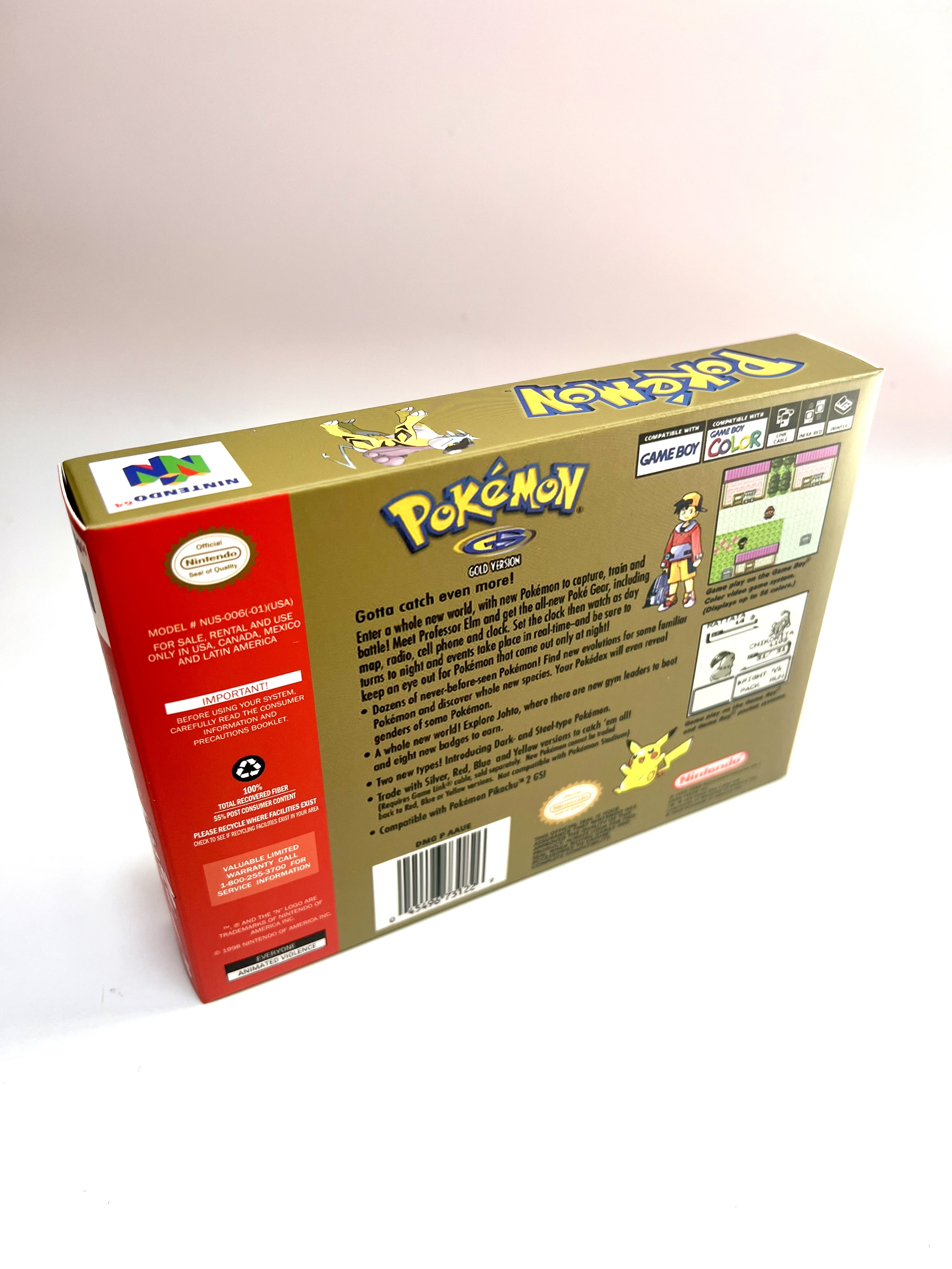Pokemon Gold N64 (Playable Game)