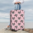 thumbnail image 3 of Lsque French Bulldog Printed Luggage Cover, Travel Luggage Protector,Scratch and Dirt Resistant, Fits 18-32 Inch Luggage - Medium, 3 of 9