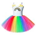thumbnail image 1 of Vestido Tutú Arco Iris Niña Niños Princesa Vestidos Para Niñas De Navidad Para 1-12 Años Cumpleaños Disfraces De Halloween, 1 of 3