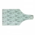 thumbnail image 1 of Nursery Cutting Board, Doodle of Sleeping Animals Dreams Typography, Decorative Tempered Glass Cutting and Serving Board, in 3 Sizes, by Ambesonne, 1 of 2