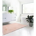 thumbnail image 6 of Linon Maven Faux Rabbit Pink 3' X 5' Rectangle Area Rug RUGFR0435, 6 of 6