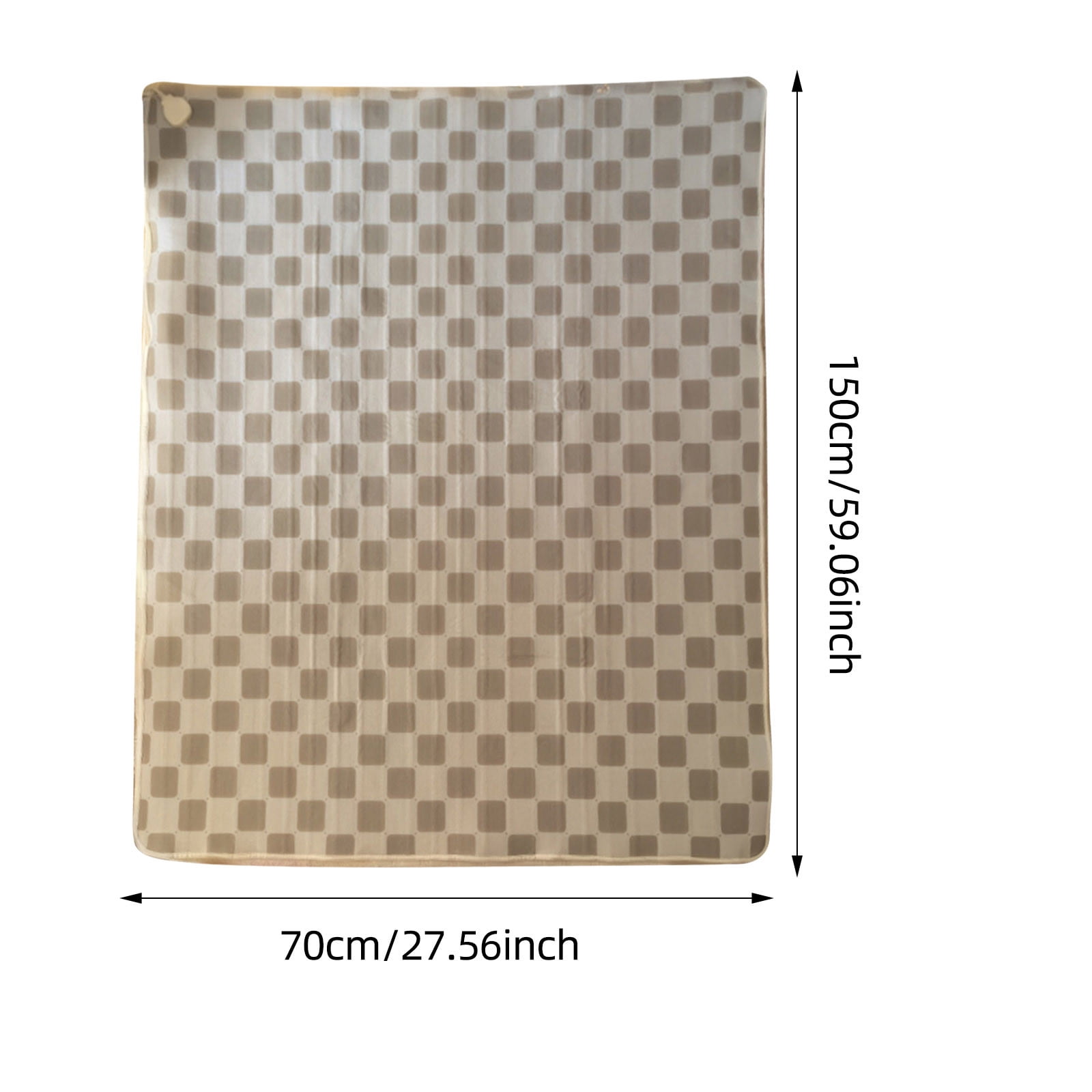 Heated Blanket Electric Throw Checkered- 30x60 Inches Soft Flannel Heating Blanket, Fast Heating Blanket 6 Heating Levels & Auto Off