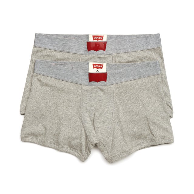 Levi's 200 Series - Calzoncillos tipo b?xer para hombre, color gris, grande Levi's Calzoncillos boxer