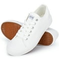 thumbnail image 6 of JENN ARDOR Women's Canvas Sneakers Low Top Shoes Clearance Women Shoes White Size 8, 6 of 11