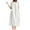 White, variant on cocolona Womens Summer Plus Size Cotton Midi Dress Crew Neck Short Sleeve Sun Dress Fashion Casual Loose Long Dress