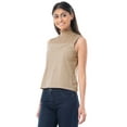 thumbnail image 7 of Lee Womens and Plus Smocked High-neck Tank Top, S-4X, 7 of 7