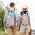 thumbnail image 4 of Fotbe Cupcakes and Donuts Mochila de Lona con Estampado, Mochila Duradera, Mochila Versátil de Alta Calidad, Mochila Compacta Vintage-Small, 4 of 5