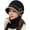 Black, variant on Women Wool Beanie Beret and Scarf Sets Knit Hat Fleece Lined Warm Bucket Hats Ski Cap Snow Hats Soft Hat and Scarf Set