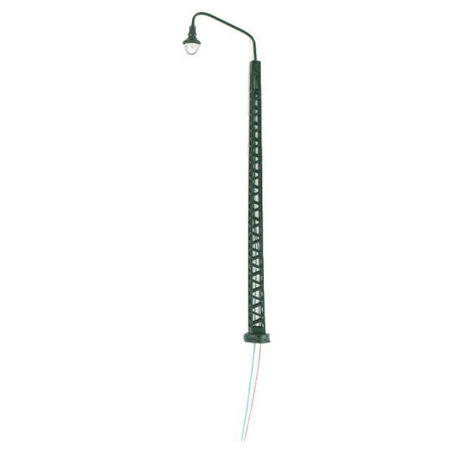 Train Lamppost Bright White Lighting Modes LED Scene Lights Layout Model Railway Lamp Making Architectural Table Yards Green(Warm Light)