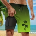 thumbnail image 2 of Kcolen Men Swim Trunks 5 Inch Elastic Waist Drawstring Short Pants Loose Mens Swimwear Men's Swim Trunks Beach Summer Athletic Fit Bathing Suit Beach Board Shorts, 2 of 4