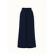 thumbnail image 4 of Pantalones Casuales para Mujer, con Cintura Elástica y Pierna , con Bolsillos. Azul Marino XXL, 4 of 9