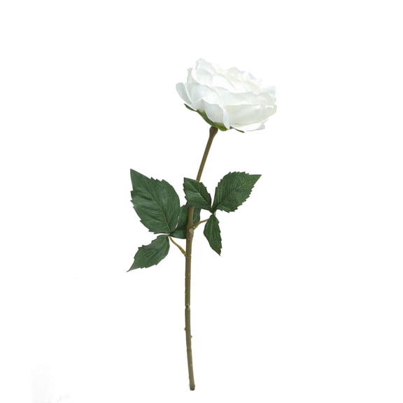 My Texas House Faux Peony Stem, White, 20"