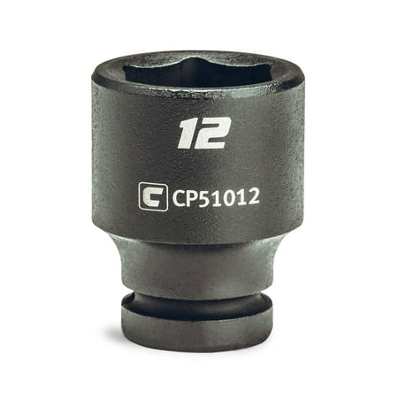 UPC: 0886352510127 | Capri Tools 12 mm Shallow Impact Socket 1/4-Inch Drive 6-Point Metric