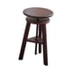thumbnail image 2 of Taburete de bar de madera con altura ajustable para galería y cocina. Nuez, 2 of 9