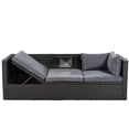 thumbnail image 4 of Outdoor Sectional Seating with Five-Level Recline | Relax at Favorite Angle in Garden | PE Rattan and Polywood Table | Enhance Leisure Experience, 4 of 6
