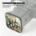 thumbnail image 3 of Hitch Cover Fits For 2-Inch Hitch,Still Life With Wine Bottles, Glasses And Fruits In Watercolorrubber Trailer Hitch Cover Tube Plug Insert,Car Exterior Accessories, Receiver Tube Hitch Plug, 3 of 6