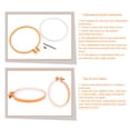thumbnail image 4 of WEUVEB Assorted Color Embroidery Hoop Set 5Pcs For Fabric Painting And Cross Stitch Tool, 4 of 7