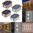 thumbnail image 3 of Advancent Lámpara de pared LED impermeable con energía solar: fácil instalación Luz ecológica para exteriores Diseño inalámbrico Iluminación y accesorios HexágonoBronce Hexágono, 3 of 6