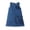 1Blue52, variant on Girl's Dresses Sleeveless Floral Applique Denim Pinafore Dress Streetwear Fashionable Sundress Outdoor Activities Soft Breathable